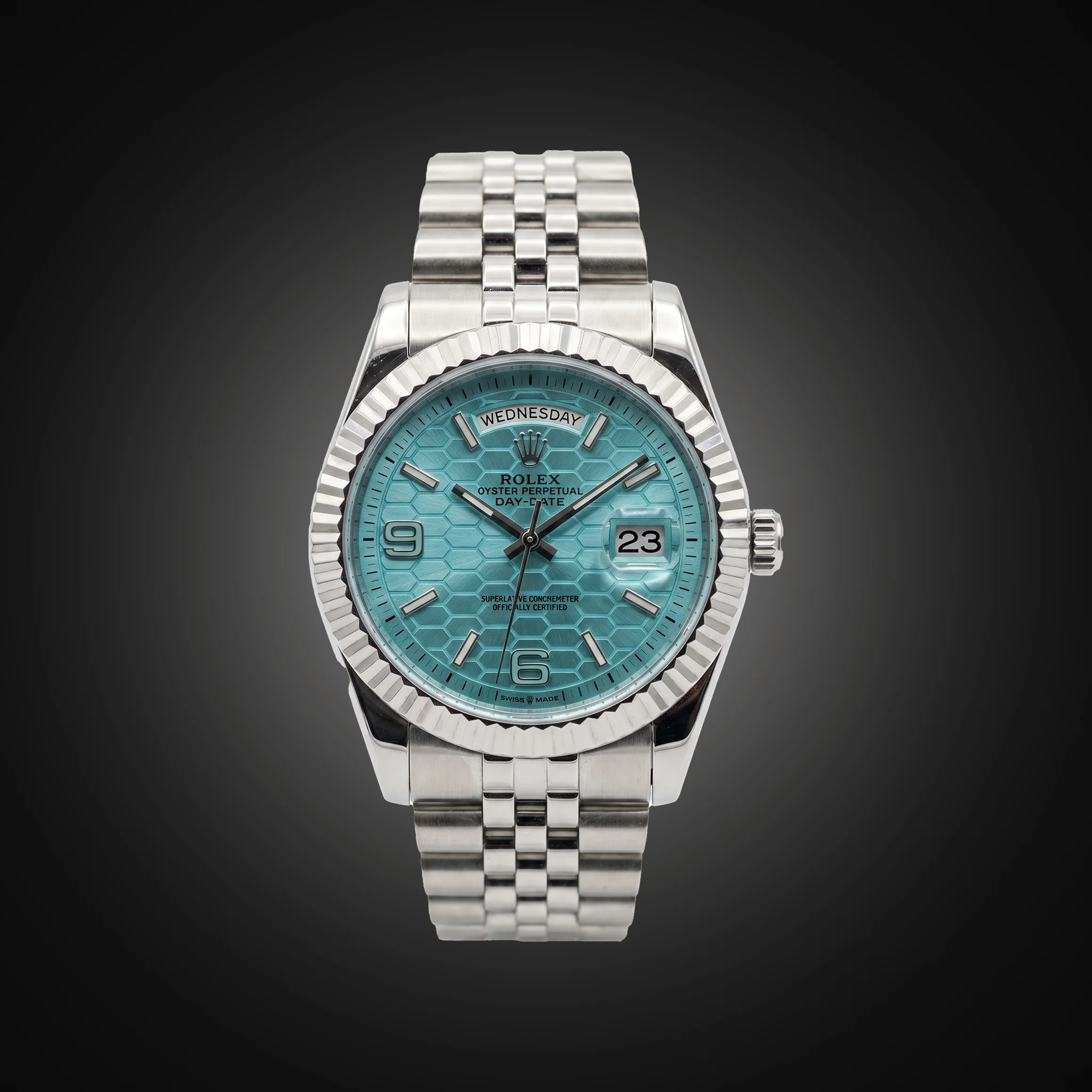 Axor Royal Day-Date Tiffany Blue Dial Luxury Watch