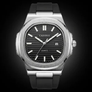 Axor Fusion Black & Silver Stainless Steel Watch
