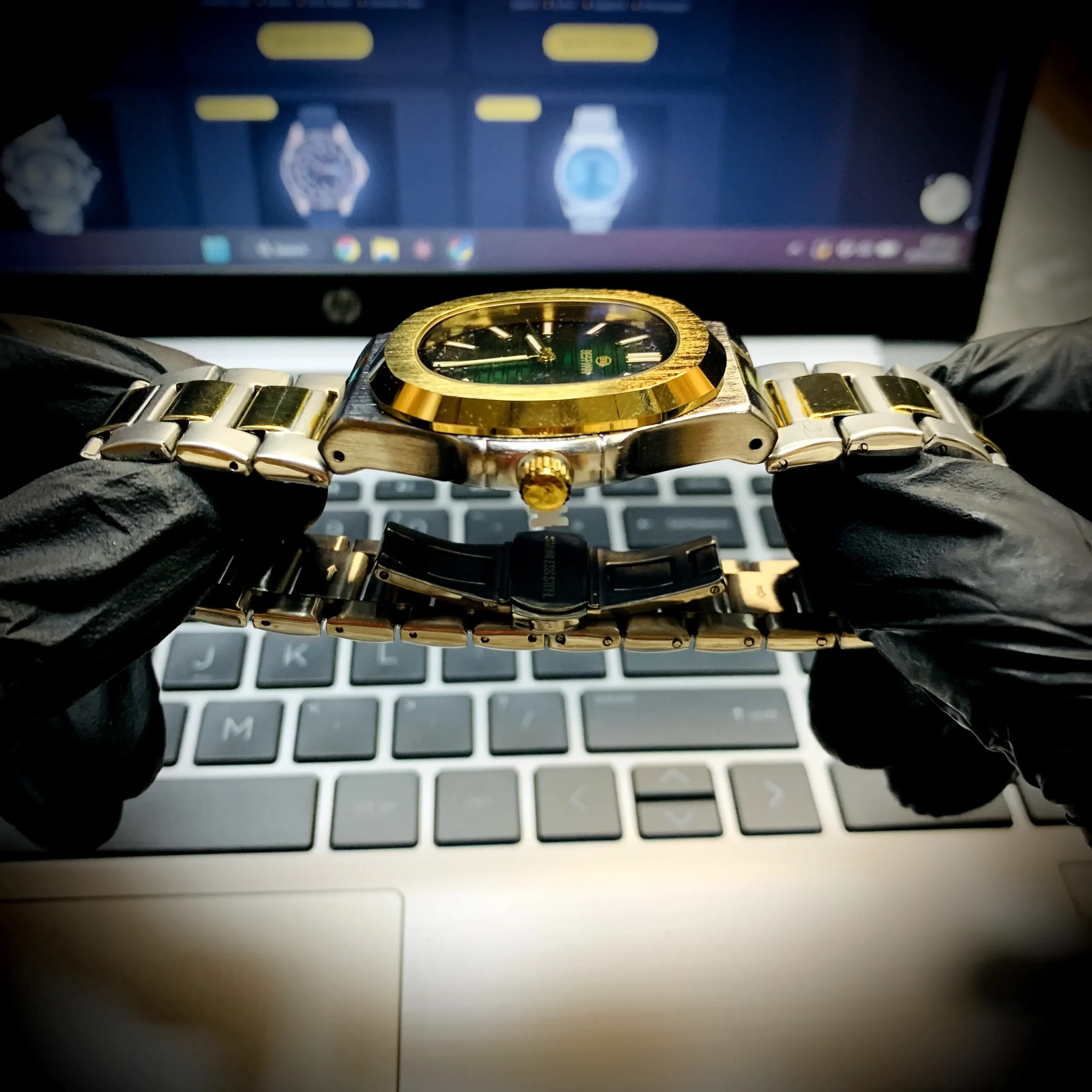 Premium Two-Tone Bracelet